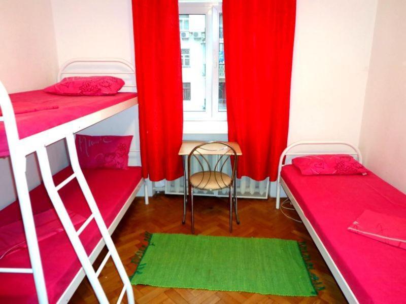 Hostel Kreshatik Kyjev Pokoj fotografie